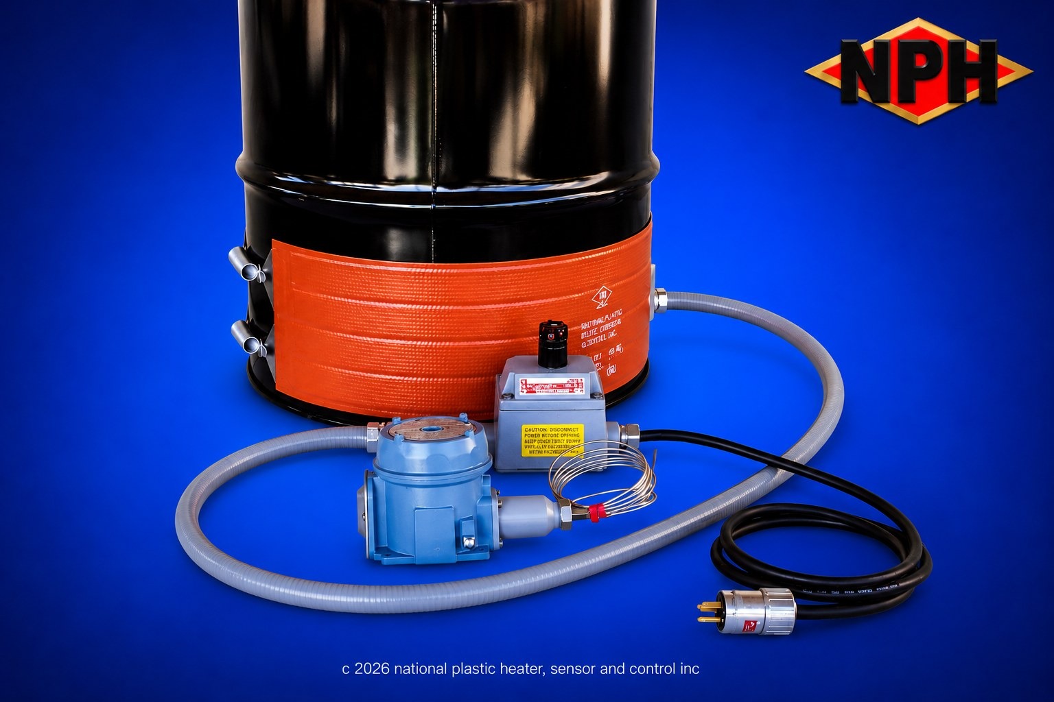 Hazardous Area Exposion Proof Drum Heater Systems